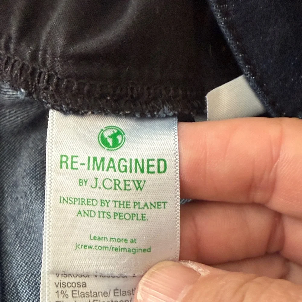 J. Crew Dark high rise crop flare - worn‎ a few times. 79 retail